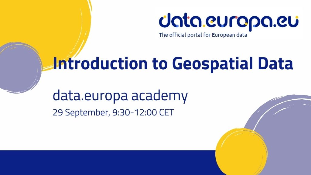 data.europa academy: Introduction to Geospatial Data